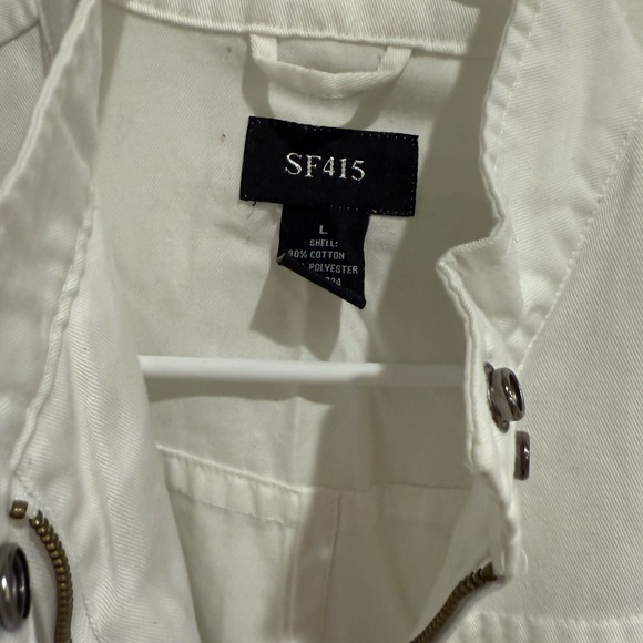 SF415 white jacket size L - Picture 2 of 6